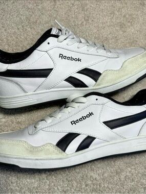 Reebok Royal Techque T size 11.5 Galaxy 7 shoes white/black sneakers